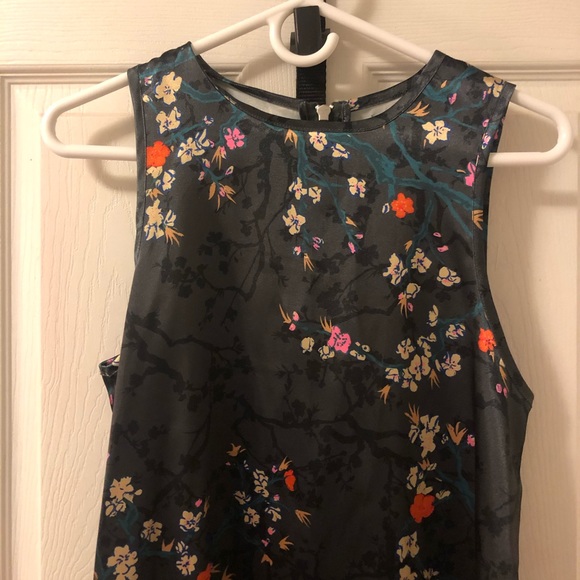NWT UO Kimchi Blue Carmine Satin Printed Dress - Picture 3 of 4